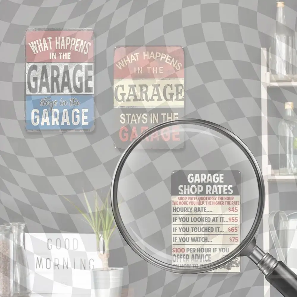 3Pcs Vintage Garage Metal Tin Sign 2D Metal Wall Art Poster Home Decor 30x40cm
3Pcs Vintage Garage Metal Tin Sign 2D Metal Wall Art Poster Home Decor 30x40cm