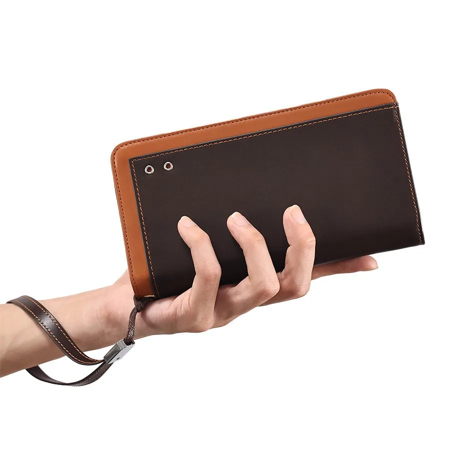 Новый мужской кожаный RFID-кошелек из воловьей кожи на молнии, ретро деловой длинный кошелек, модные аксессуары, элитный подарок на день рождения
Новый мужской кожаный RFID-кошелек из воловьей кожи на молнии, ретро деловой длинный кошелек, модные аксессуары, элитный подарок на день рождения
