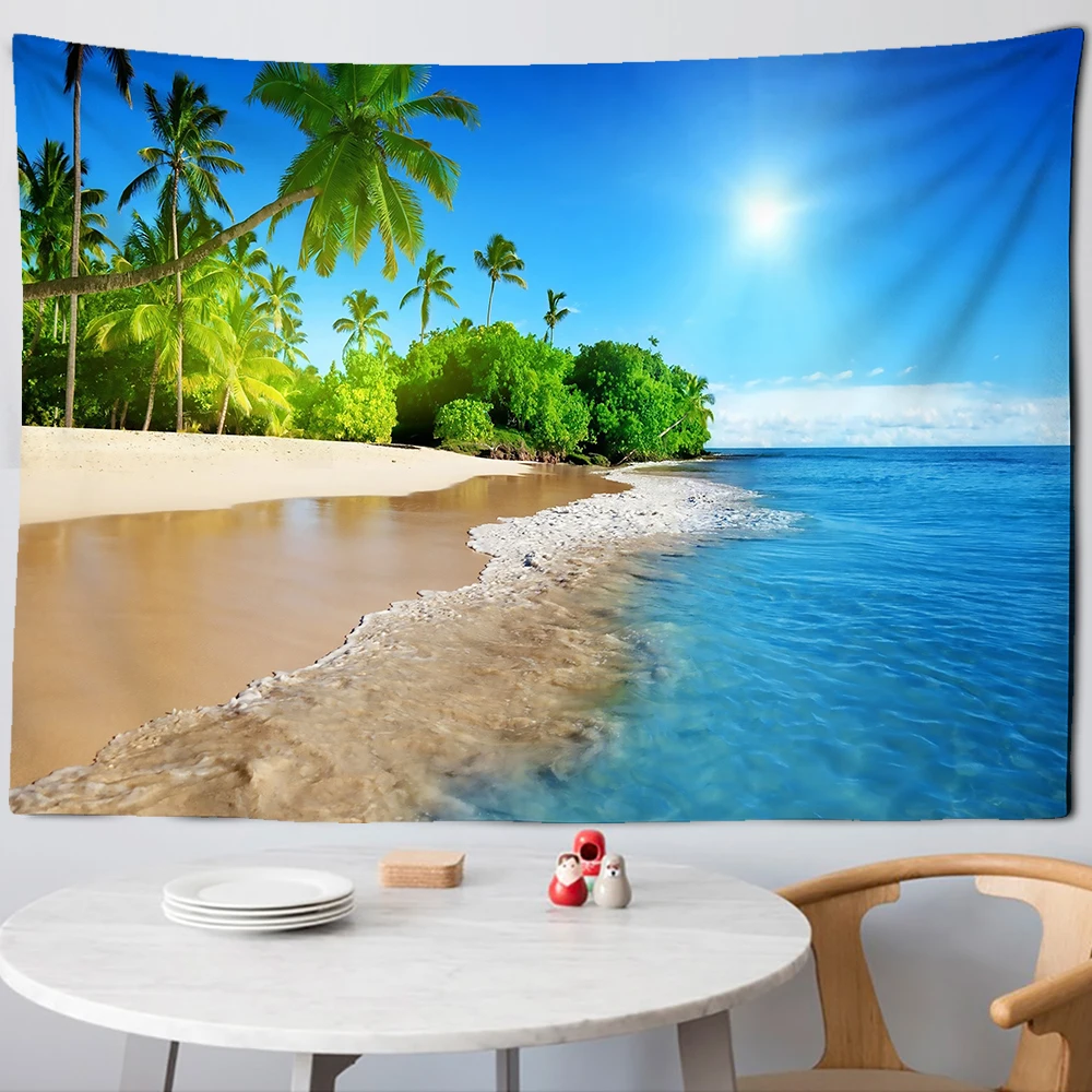 Beautiful Natural Forest Printed Large Wall Tapestry Sea View Hippie Wall Hanging Bohemian Wall Tapestries Mandala Wall Decor 
Beautiful Natural Forest Printed Large Wall Tapestry Sea View Hippie Wall Hanging Bohemian Wall Tapestries Mandala Wall Decor