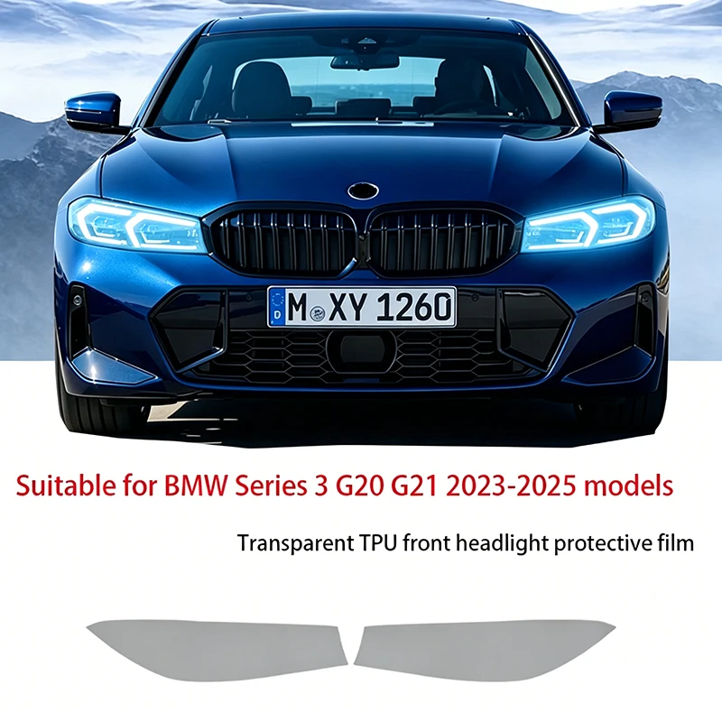 Fit For BMW 3 Series G20 G21 2023-2025 Transparent Smoked Black TPU Headlight Film UV Scratch Resistant Pre Cut Full Cover Prote
Fit For BMW 3 Series G20 G21 2023-2025 Transparent Smoked Black TPU Headlight Film UV Scratch Resistant Pre Cut Full Cover Prote