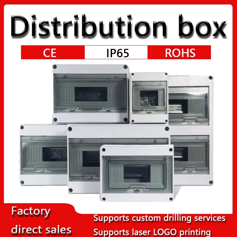 Plastic Outdoor Electrical IP65 Waterproof Distribution Box5/8/12/15/18/24Ways Power Distribution Protections Box
Plastic Outdoor Electrical IP65 Waterproof Distribution Box5/8/12/15/18/24Ways Power Distribution Protections Box