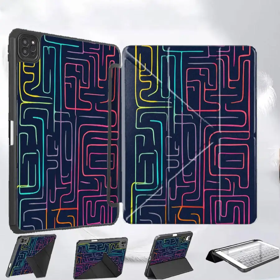 Rainbow Gradient Circuits Holder Cover Tablet Case For iPad Pro 11th 10th 9th 8th 7th 12.9inch Pro 2025 Mini 6 7 Air 4 5 M3 M2
Rainbow Gradient Circuits Holder Cover Tablet Case For iPad Pro 11th 10th 9th 8th 7th 12.9inch Pro 2025 Mini 6 7 Air 4 5 M3 M2