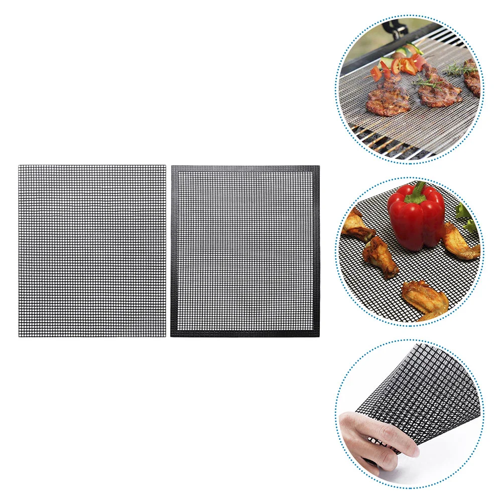 2 Pcs Outdoor Hollow BBQ Mat Grill Mats for Nonstick Glass Fiber Non-stick Baking
2 Pcs Outdoor Hollow BBQ Mat Grill Mats for Nonstick Glass Fiber Non-stick Baking