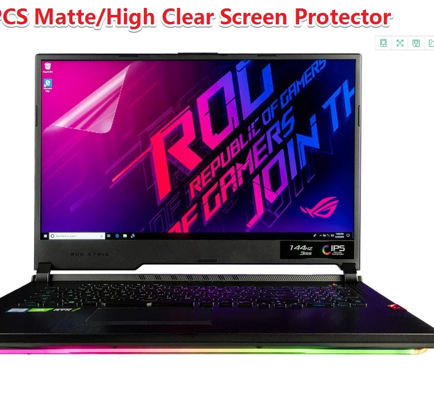 Прозрачная/матовая защитная пленка для экрана ноутбука Asus ROG Strix Hero III G731GW /Asus ROG Strix G GL531GV 15,6 дюйма, 3 шт./упаковка
Прозрачная/матовая защитная пленка для экрана ноутбука Asus ROG Strix Hero III G731GW /Asus ROG Strix G GL531GV 15,6 дюйма, 3 шт./упаковка