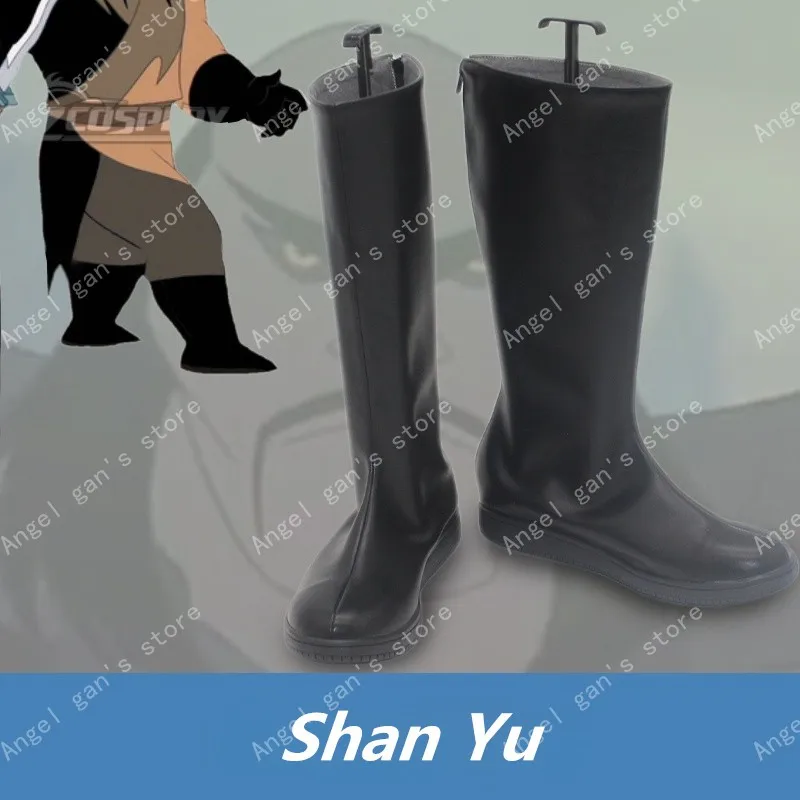 Mulan Shan Yu Cosplay Costume Shoes Black Handmade Faux Leather Halloween Party Boots
Mulan Shan Yu Cosplay Costume Shoes Black Handmade Faux Leather Halloween Party Boots
