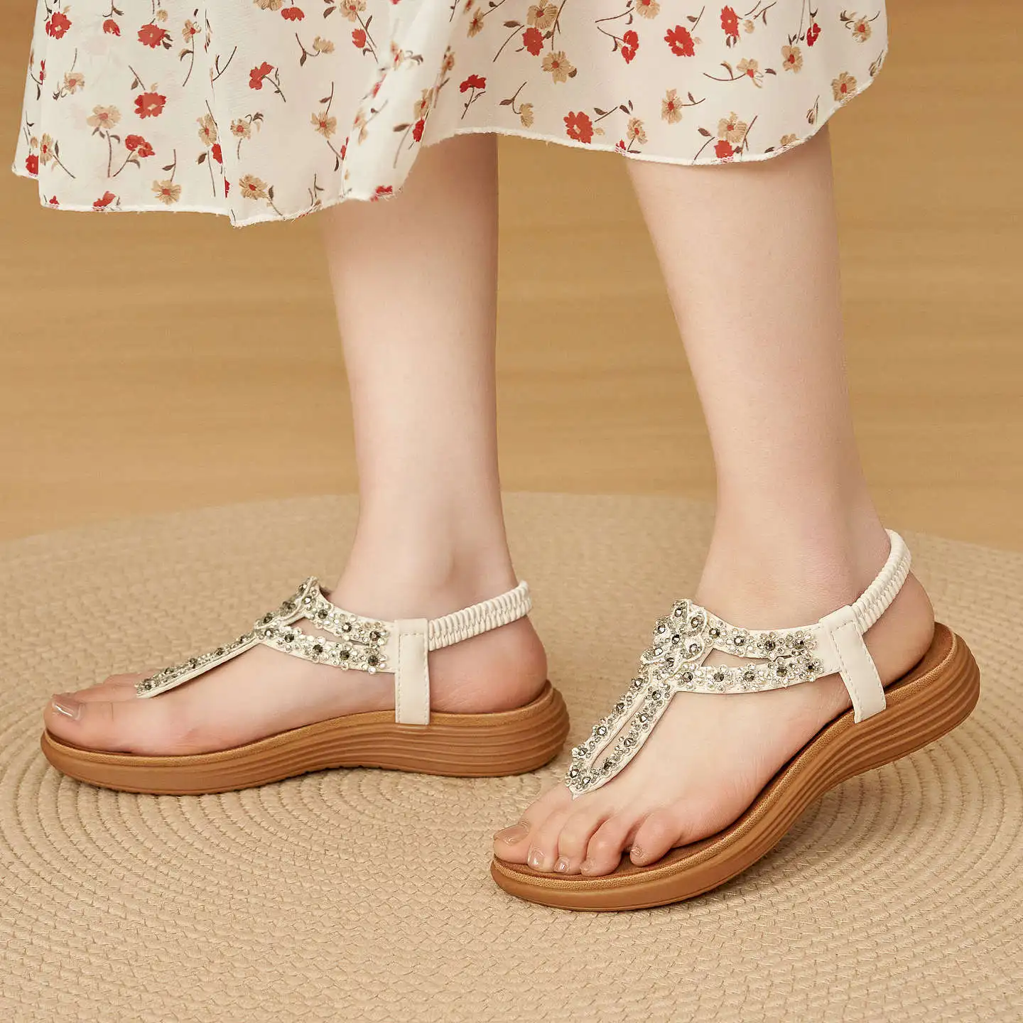Fashion Elegant Women Summer Thick Heel Sandals Beige Light Weight Comfortable Peep Toe High Heel Casual Solid Shoes
Fashion Elegant Women Summer Thick Heel Sandals Beige Light Weight Comfortable Peep Toe High Heel Casual Solid Shoes