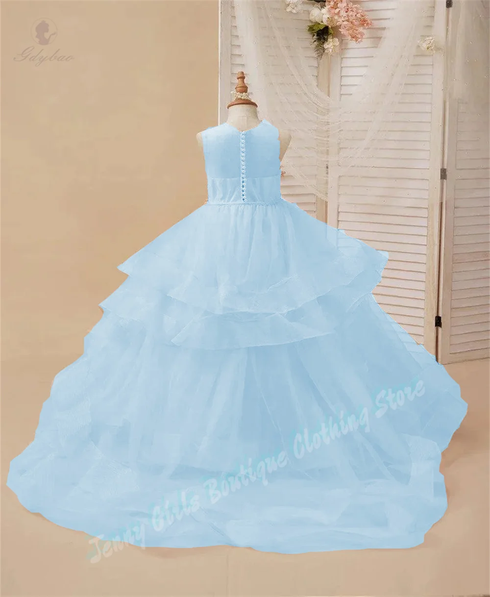 2026 Girls' Wedding Party Dress Fluffy Ruffled Sleeveless Floor-Length Children's First Communion Birthday Dress
2026 Girls' Wedding Party Dress Fluffy Ruffled Sleeveless Floor-Length Children's First Communion Birthday Dress