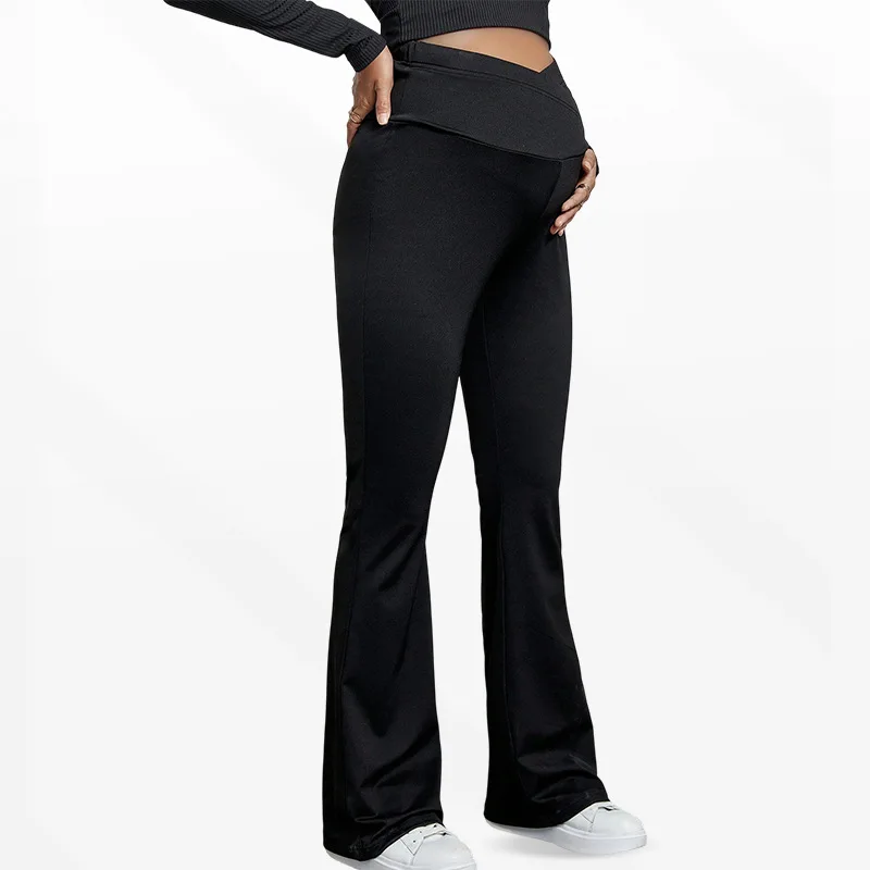 Pregnant Women Casual Pants Maternity High Waist Belly Support Stretch Slim Fit Flared Trousers Spring Autumn Pregnancy Clothing
Pregnant Women Casual Pants Maternity High Waist Belly Support Stretch Slim Fit Flared Trousers Spring Autumn Pregnancy Clothing