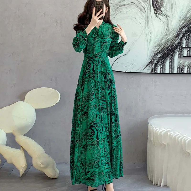 Beach Chiffon Dress Women's Clothing 2024New Spring Summer Bohemian Long Dresses Elegant Temperament Print Long Sleeve Dress Y2K
Beach Chiffon Dress Women's Clothing 2024New Spring Summer Bohemian Long Dresses Elegant Temperament Print Long Sleeve Dress Y2K
