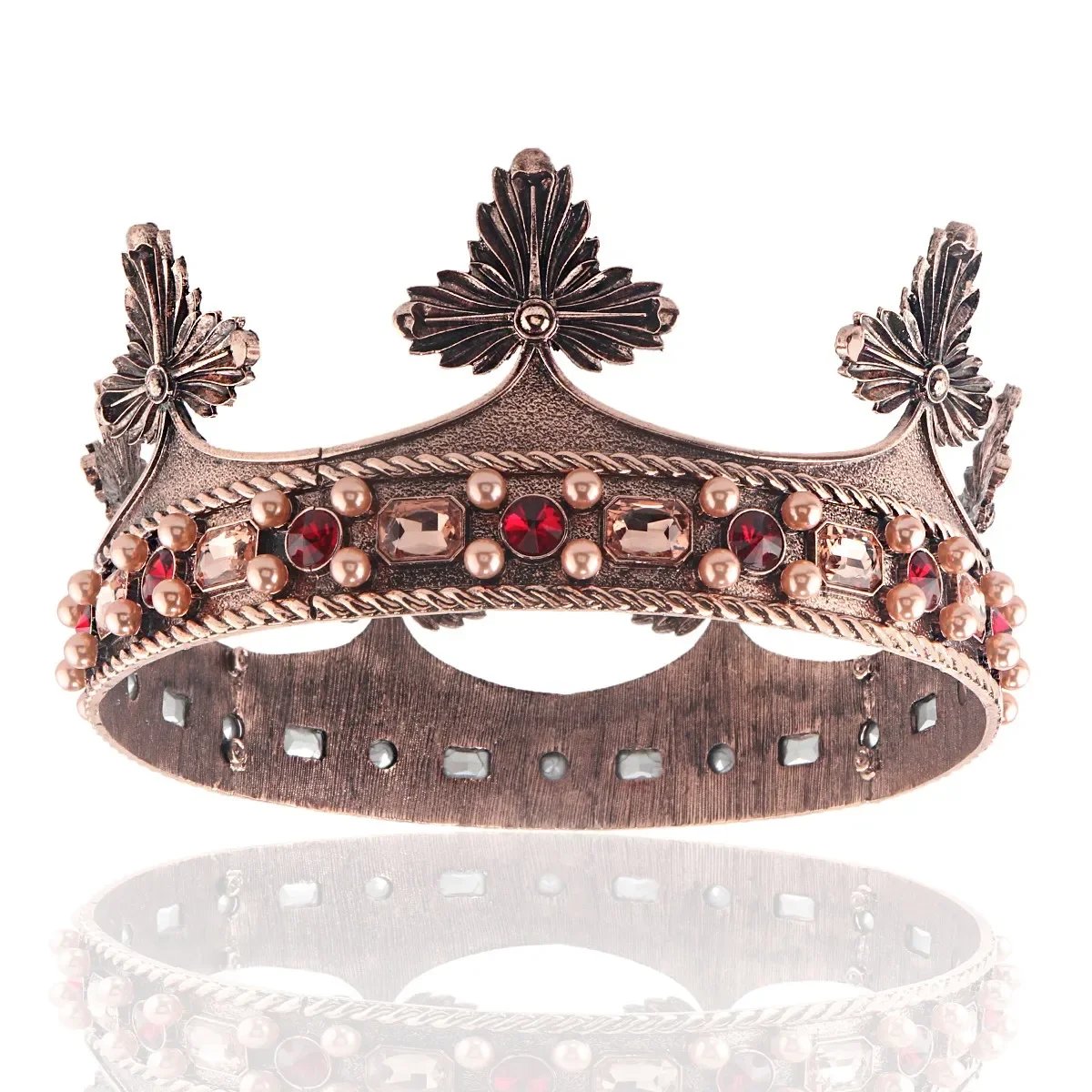 Baroque Grand Crown With Imitation Pearl And Rhinestone Party Tiara
Baroque Grand Crown With Imitation Pearl And Rhinestone Party Tiara