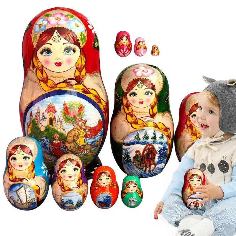 Russian Nesting Dolls Russian Toys Nesting Dolls Stacking Toys 10 Pcs Wooden Russian Dolls Handmade Educational Toys Desk Decor
Russian Nesting Dolls Russian Toys Nesting Dolls Stacking Toys 10 Pcs Wooden Russian Dolls Handmade Educational Toys Desk Decor