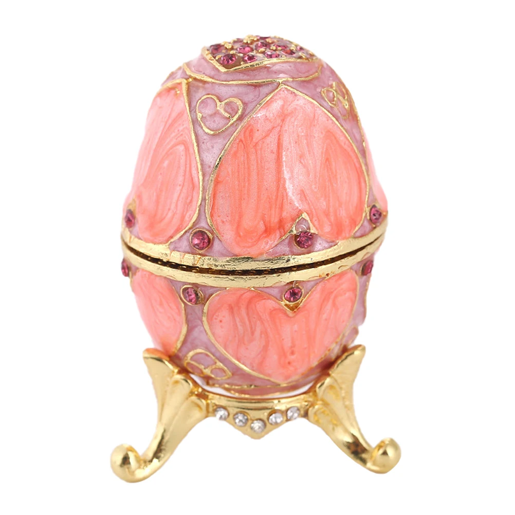 Metal Jewelry Box Container Holder Small Trinket Case Portable Organizer Egg Shape Storage Beads Rings Earrings Travel
Metal Jewelry Box Container Holder Small Trinket Case Portable Organizer Egg Shape Storage Beads Rings Earrings Travel
