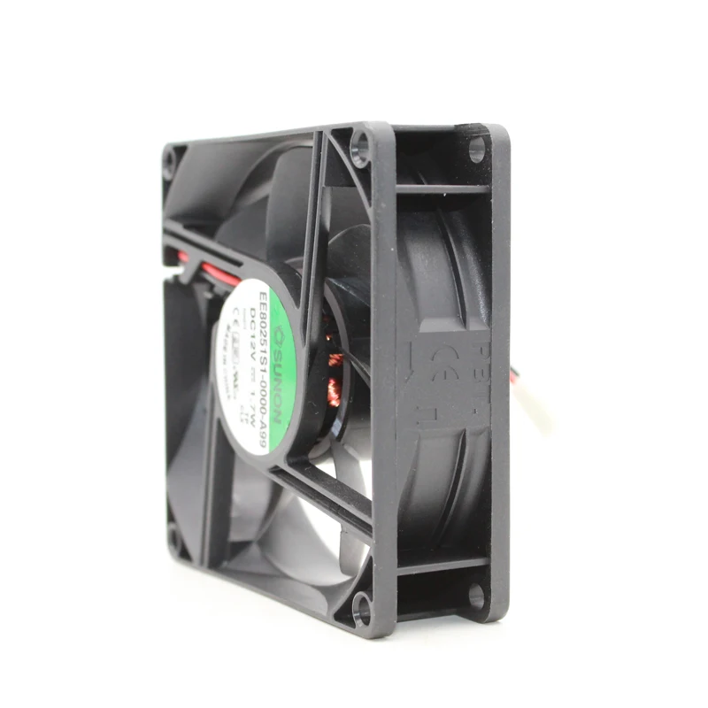 EE80251S1-0000-A99 New For SUNON DC 12V 1.7W 8CM 8025 Maglev System Cooling Fan 
EE80251S1-0000-A99 New For SUNON DC 12V 1.7W 8CM 8025 Maglev System Cooling Fan