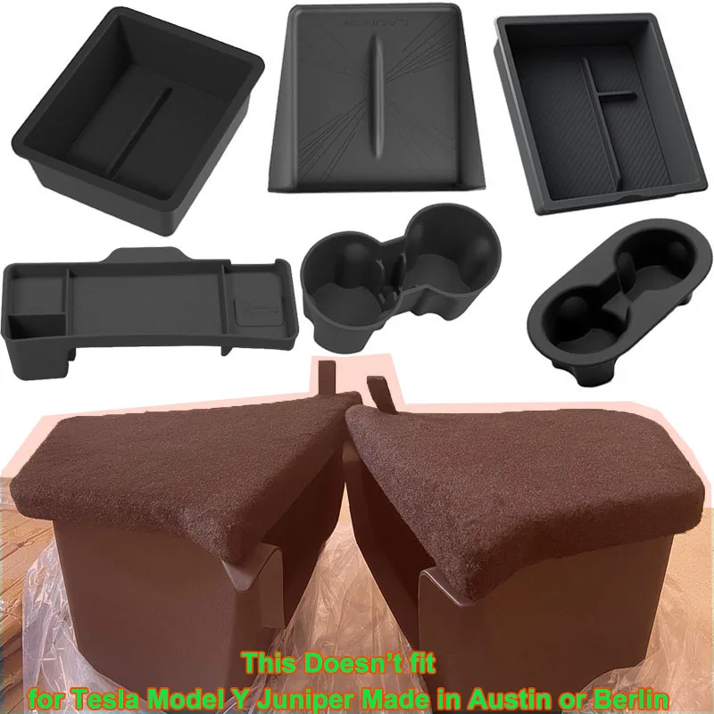 For Tesla Model Y Juniper 2025 Accessories Rear Trunk Storage Box Center Console Armrest Box Organizer Tray Cup Holder Mat
For Tesla Model Y Juniper 2025 Accessories Rear Trunk Storage Box Center Console Armrest Box Organizer Tray Cup Holder Mat
