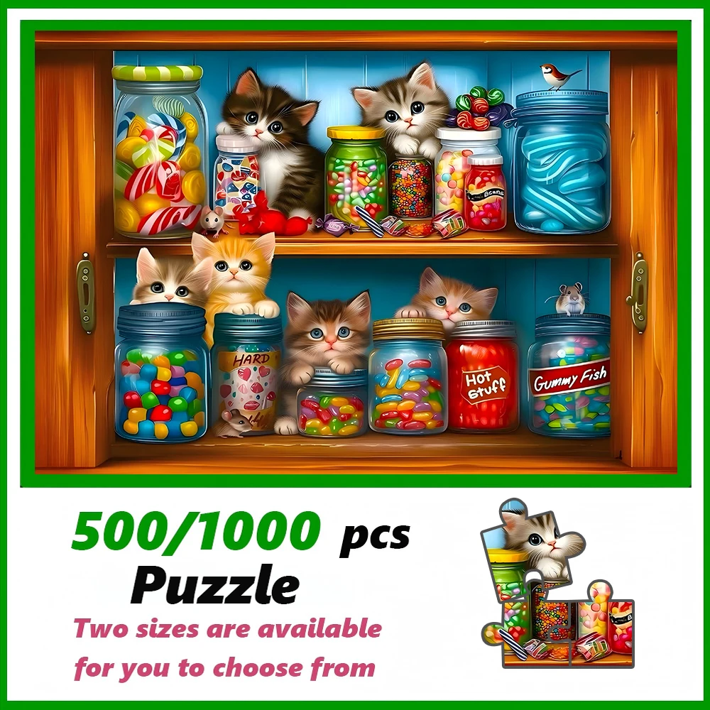 A high-quality 500/1000-piece puzzle, perfect for adults, is a fun family game that helps relieve stress and is great for birthd
A high-quality 500/1000-piece puzzle, perfect for adults, is a fun family game that helps relieve stress and is great for birthd