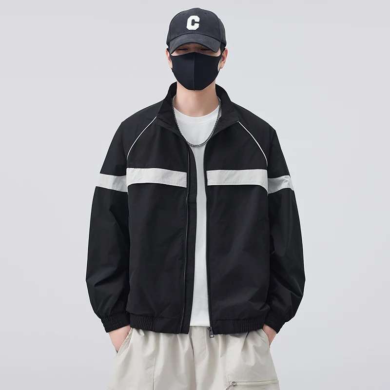 Spring Autumn Loose Fit Color Blo Contrast Casual Lightweight Breathable Jaet Pure Color Versatile Workwear Top Coat
Spring Autumn Loose Fit Color Blo Contrast Casual Lightweight Breathable Jaet Pure Color Versatile Workwear Top Coat