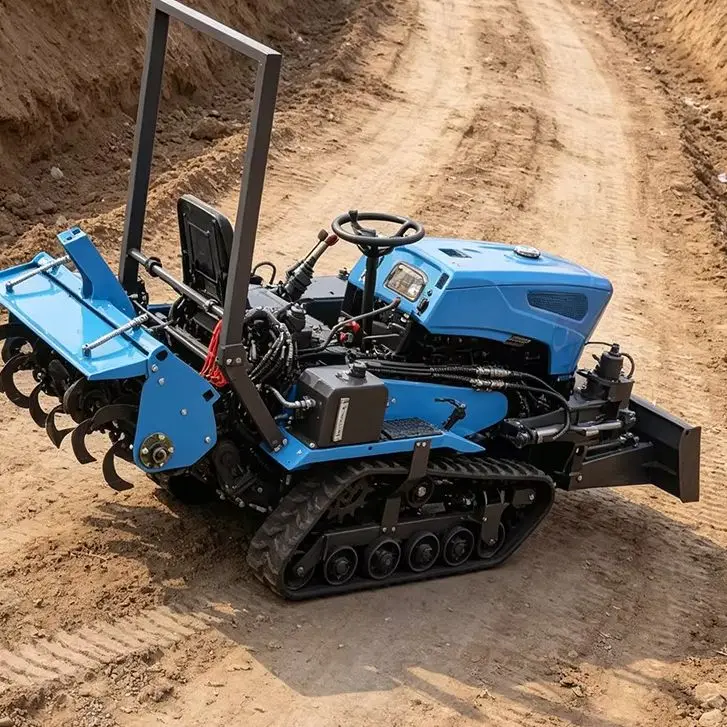 Customized Small Mini Tiller, Tracked Tractor for Ploughing & Rotary Tilling, Agricultural Equipment for Farmland Cultivation
Customized Small Mini Tiller, Tracked Tractor for Ploughing & Rotary Tilling, Agricultural Equipment for Farmland Cultivation