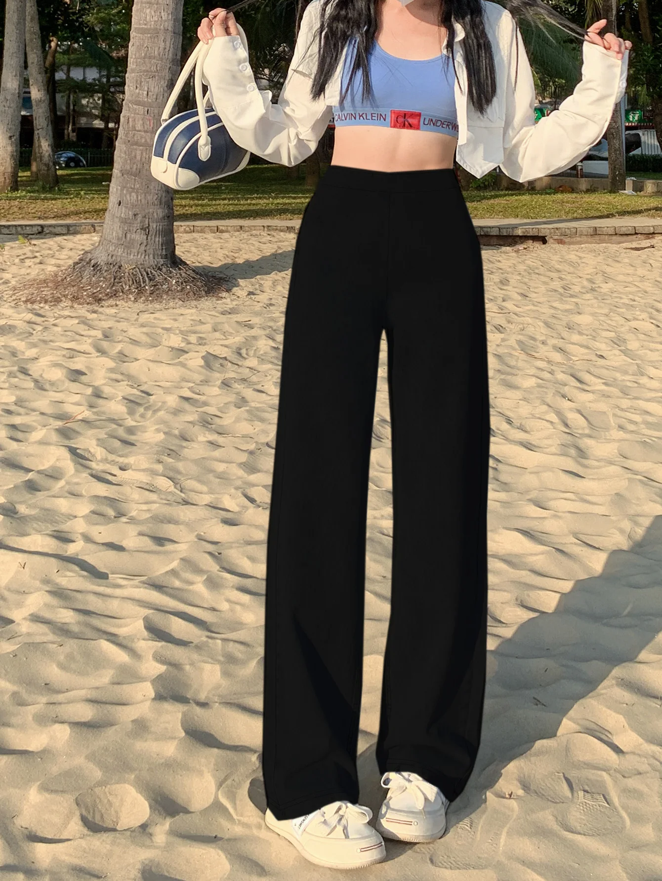 Women's summer 2024 new plus-size knitted fabric elegant temperament wide-legged casual pants
Women's summer 2024 new plus-size knitted fabric elegant temperament wide-legged casual pants