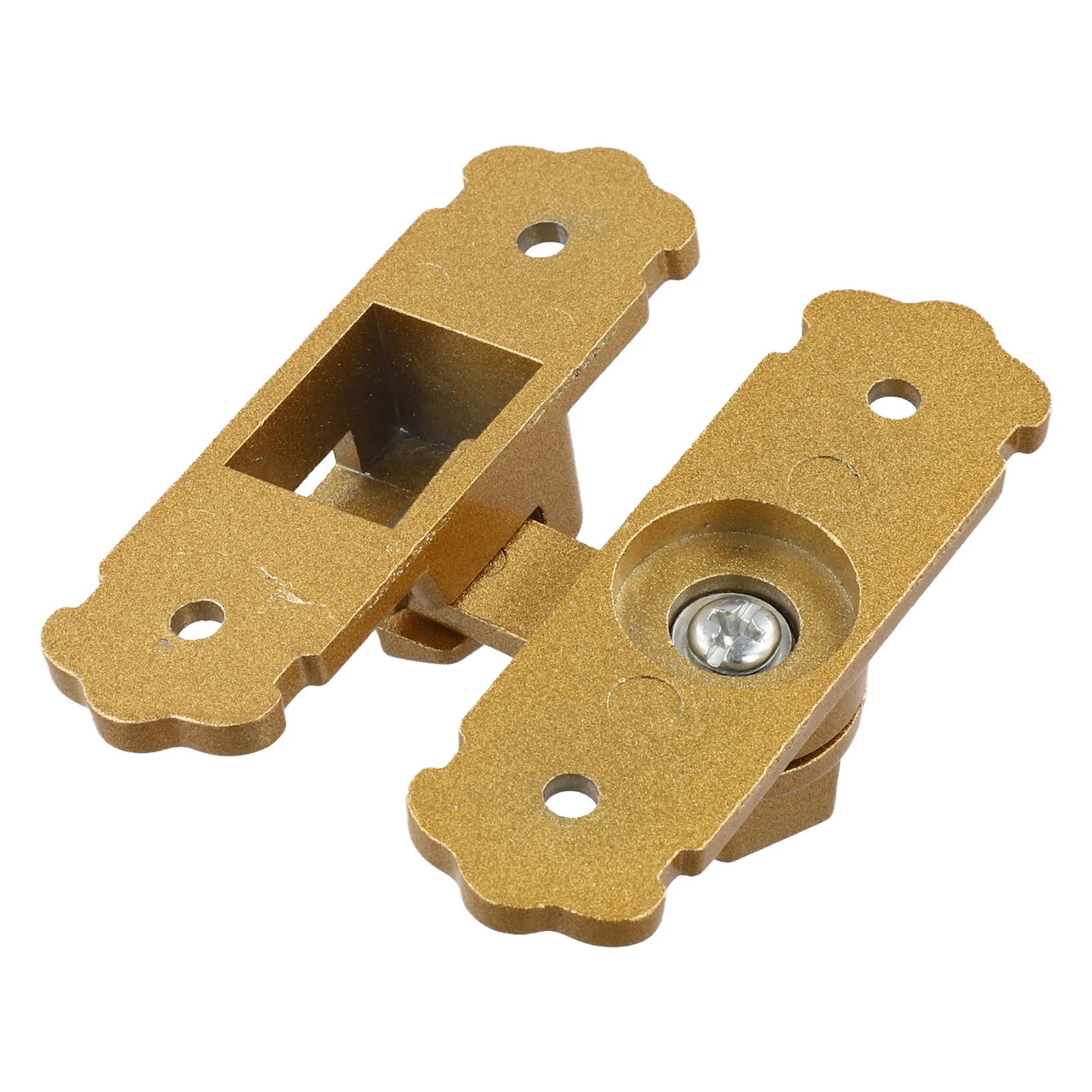 Home Security Gold Barn Door Lock Versatile Locking Solution Lock Fixture Long-Lasting Performance Suitable For Various Settings