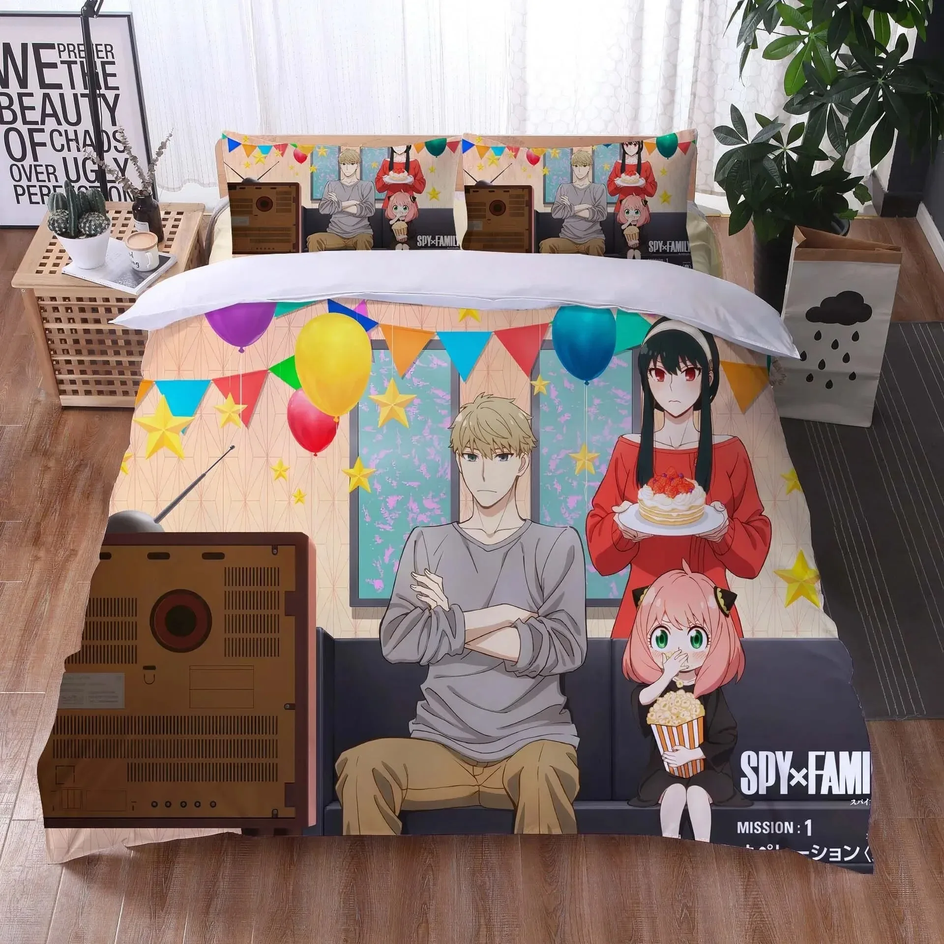 Anime Spy Family Anya 3D NEW Duvet Cover Pillowcase Bedding Set Adult Boy Girl Bedroom Decoration Children Single Double Large
Anime Spy Family Anya 3D NEW Duvet Cover Pillowcase Bedding Set Adult Boy Girl Bedroom Decoration Children Single Double Large
