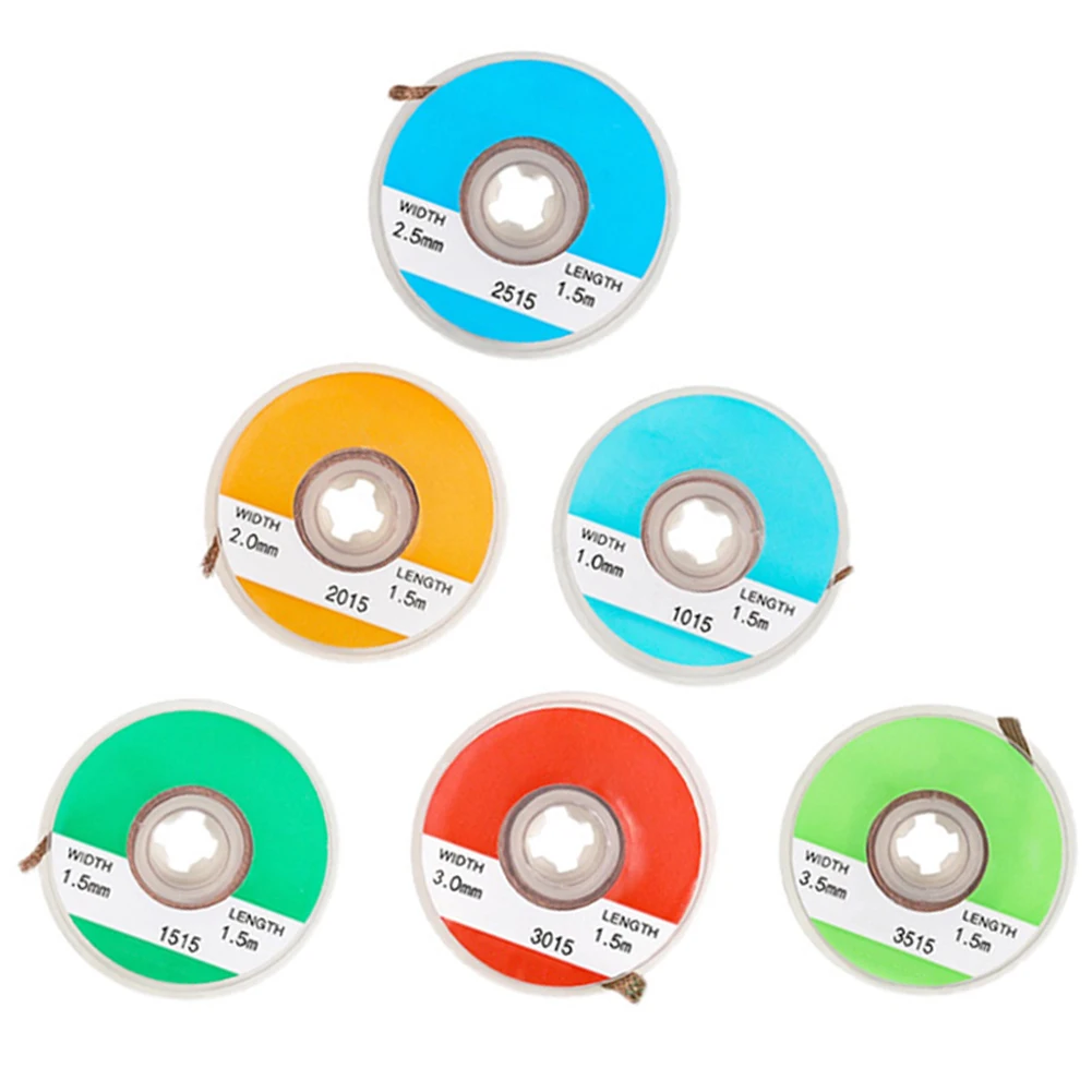 2232211111 6pcs 1.0mm-3.5mm Non Cleaning Solder Strip Solder Remover Desoldering For Adsorption Solder Wire Solder Core Wire
2232211111 6pcs 1.0mm-3.5mm Non Cleaning Solder Strip Solder Remover Desoldering For Adsorption Solder Wire Solder Core Wire