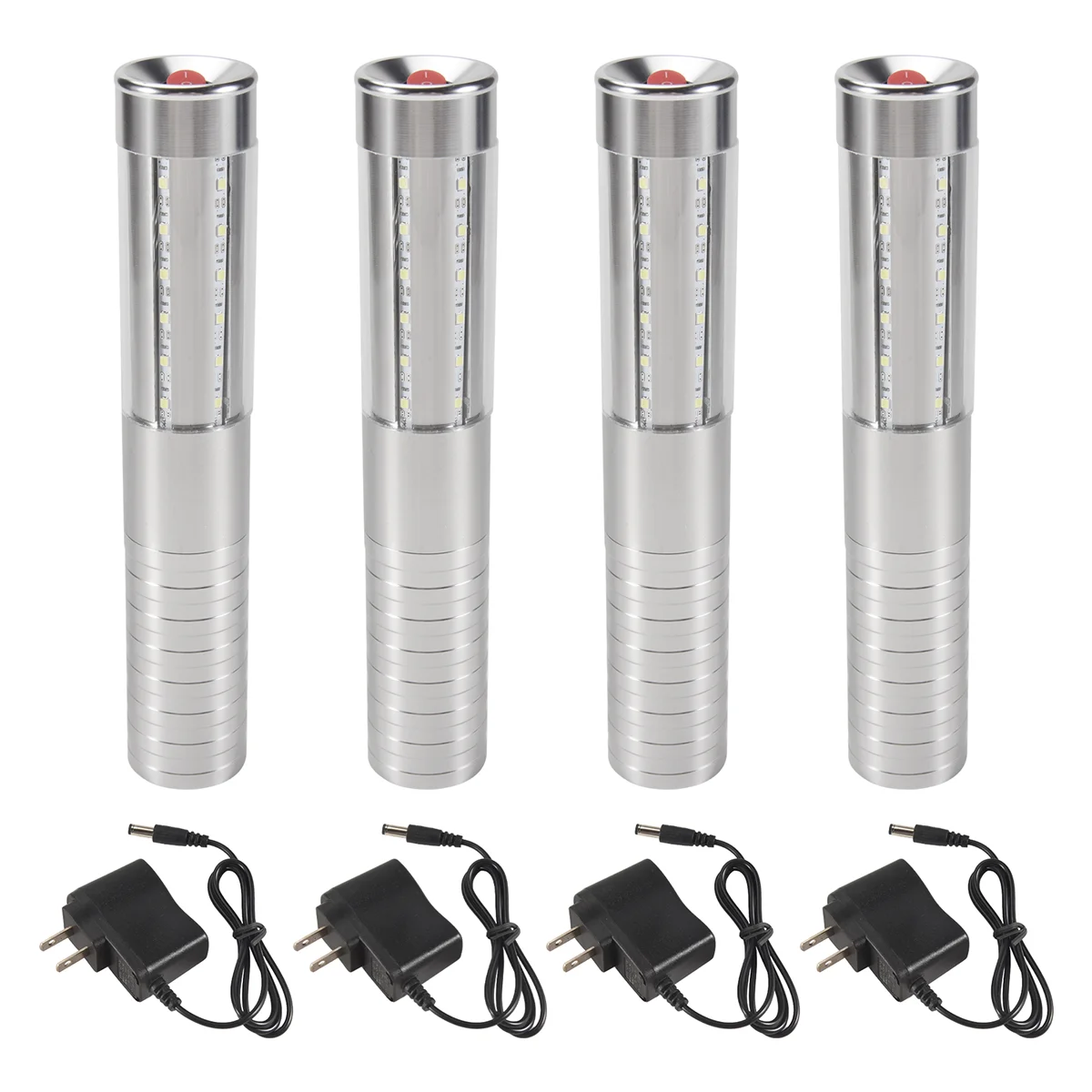 A08R 4 Pcs LED Strobe Reusable LED Light Rechargeable Champagne LED Bottle Service and Charger,US Plug Silver
A08R 4 Pcs LED Strobe Reusable LED Light Rechargeable Champagne LED Bottle Service and Charger,US Plug Silver