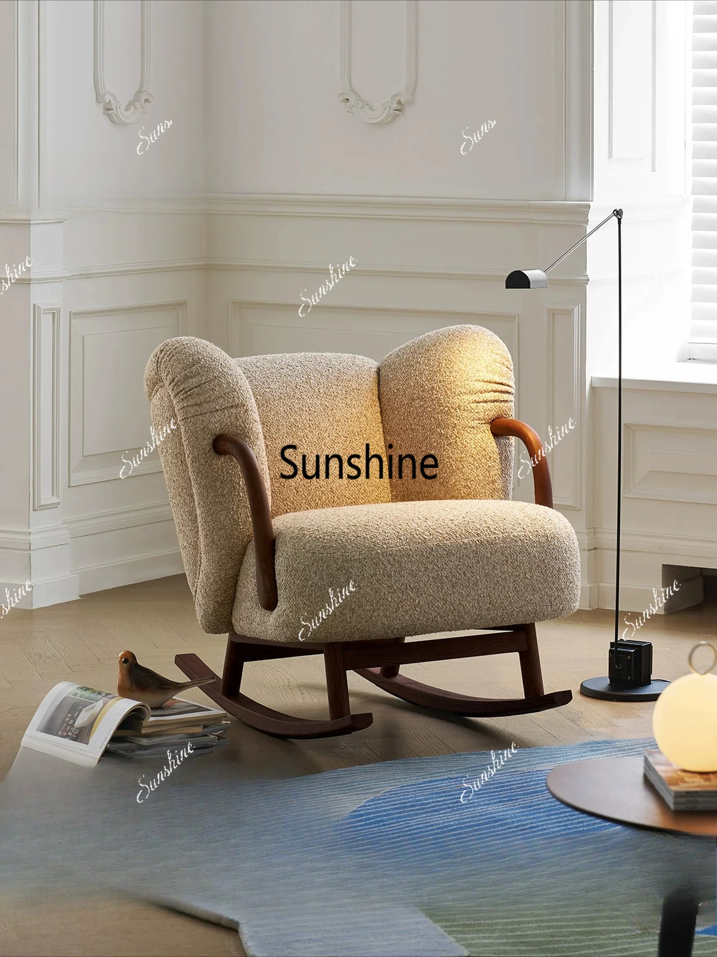 Medieval style bedroom living room single sofa modern simple lazy reclining chair
Medieval style bedroom living room single sofa modern simple lazy reclining chair
