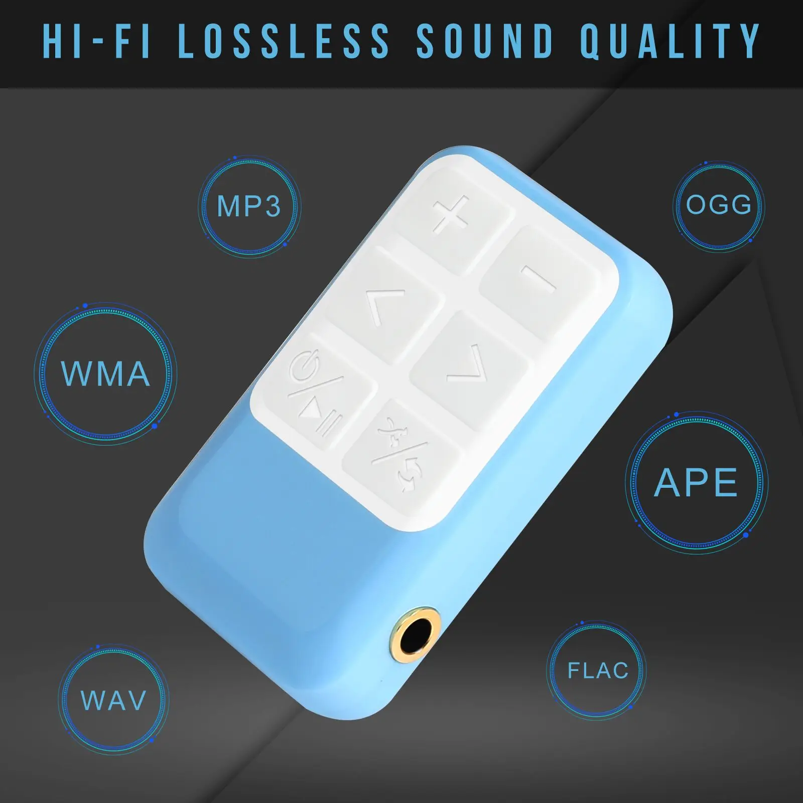 Vandlion X18 Mini MP3 Player with Back Clip USB Driver Music Playback Hifi Lossless Sound Quality MP3 Walkman for Outdoor Sports
Vandlion X18 Mini MP3 Player with Back Clip USB Driver Music Playback Hifi Lossless Sound Quality MP3 Walkman for Outdoor Sports