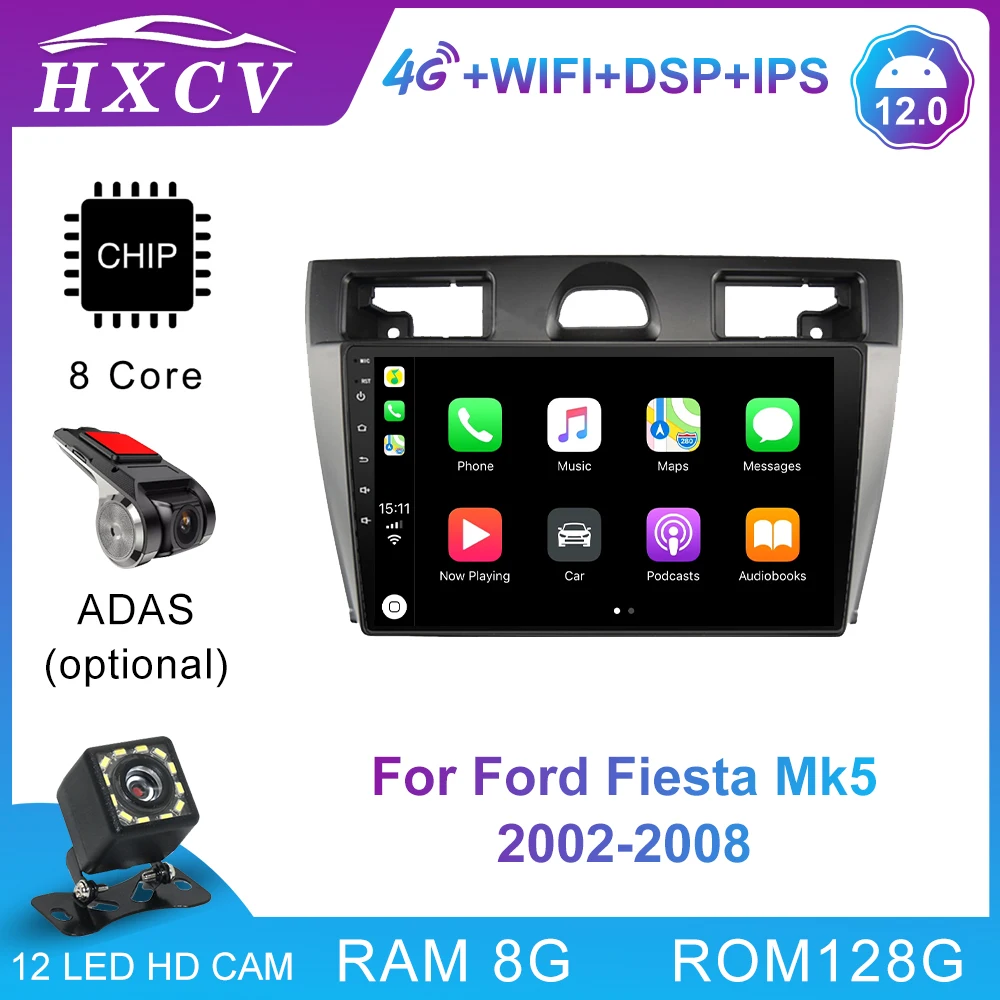 Android 12 Car Audio Multimedia DVD Player For Ford Fiesta Mk5 2002-2008 Multifunctional GPS Navigation Wireless Carplay 4G WIFI
Android 12 Car Audio Multimedia DVD Player For Ford Fiesta Mk5 2002-2008 Multifunctional GPS Navigation Wireless Carplay 4G WIFI