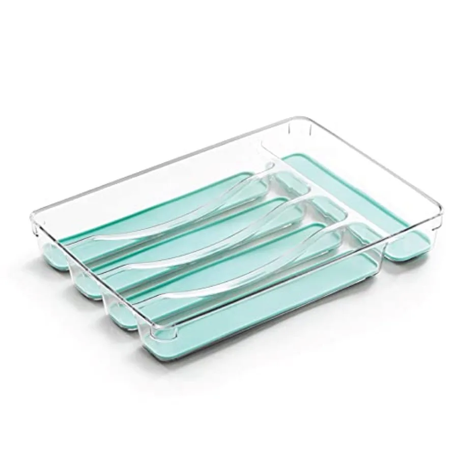 5-Slot Silverware Organizer for Drawer Plastic Utensil Organizer for Kitchen Drawers Silverware Tray for Drawer Organization Ut
5-Slot Silverware Organizer for Drawer Plastic Utensil Organizer for Kitchen Drawers Silverware Tray for Drawer Organization Ut
