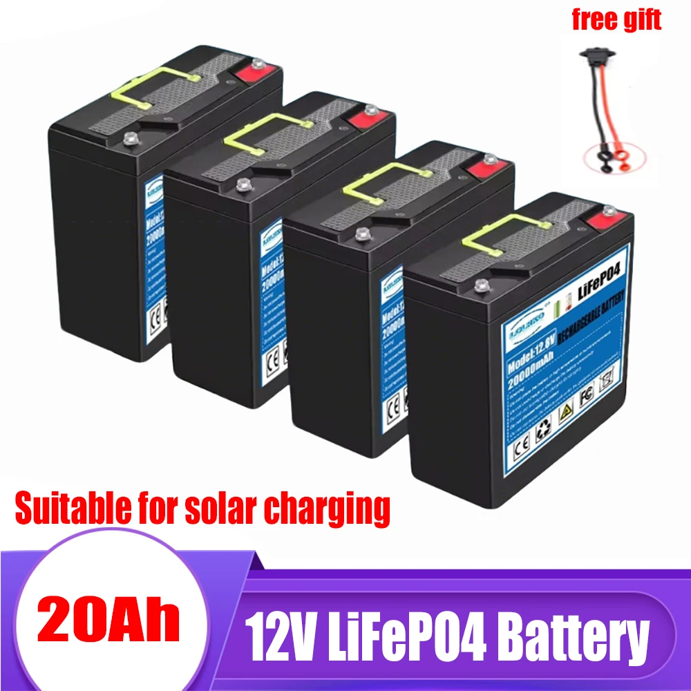 12V 50Ah LiFePO4 Battery With 30A BMS Deep Cycle For Power Wheels Fish Finder Lighting Supply Lithium Battery Power display
12V 50Ah LiFePO4 Battery With 30A BMS Deep Cycle For Power Wheels Fish Finder Lighting Supply Lithium Battery Power display