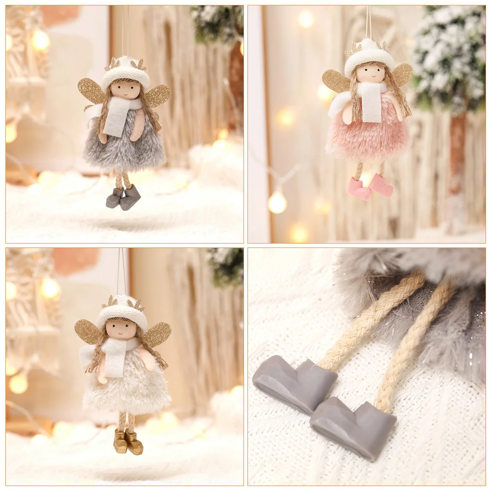 3Pcs Cute Christmas Angels with Ribbon Easy Hang Pendants for Tree Window Car Decor Holiday Party Decoration Supplies
3Pcs Cute Christmas Angels with Ribbon Easy Hang Pendants for Tree Window Car Decor Holiday Party Decoration Supplies