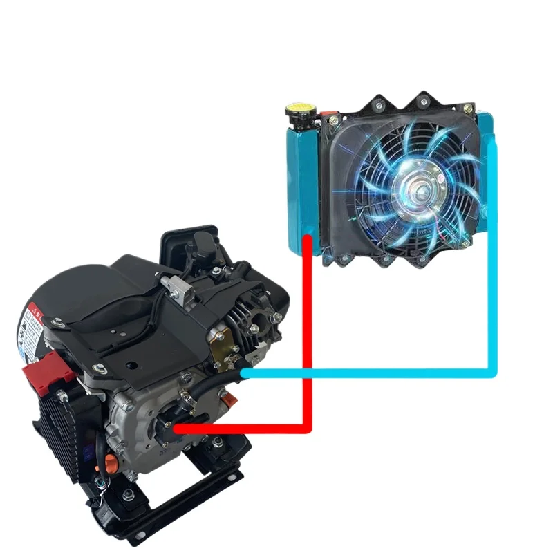 Water-cooled range extender 48V60V72V electric three-wheeled four-wh
Water-cooled range extender 48V60V72V electric three-wheeled four-wh