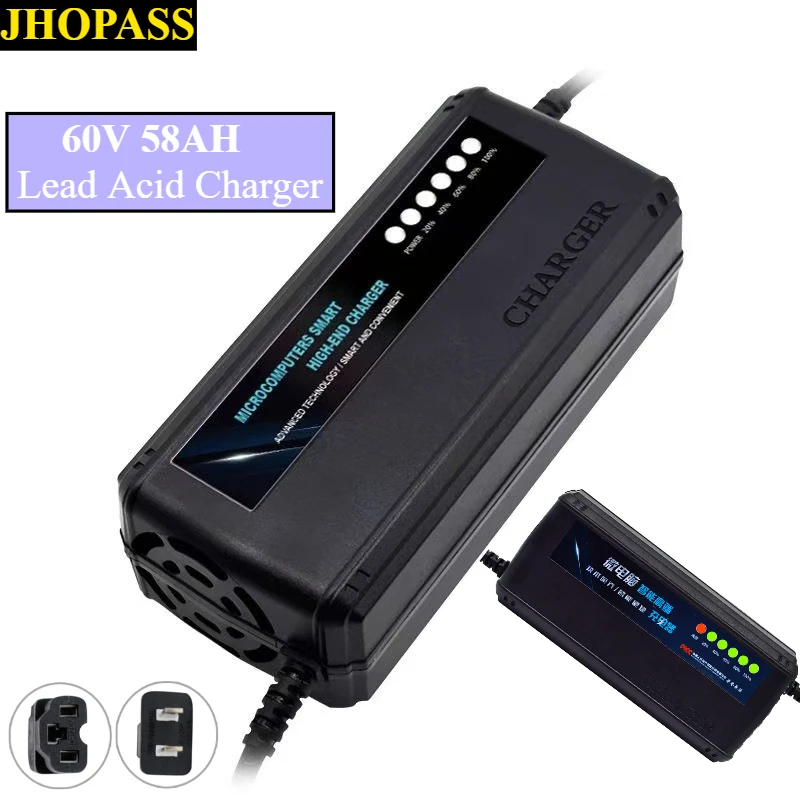 Smart 60V 58AH HD светодиодный дисплей гелевое зарядное устройство для сухой воды свинцово-кислотной батареи для мотоцикла, электронного велосипеда, скутера, 110 В-220 В, вилка ЕС, Австралии, Великобритании, США
Smart 60V 58AH HD светодиодный дисплей гелевое зарядное устройство для сухой воды свинцово-кислотной батареи для мотоцикла, электронного велосипеда, скутера, 110 В-220 В, вилка ЕС, Австралии, Великобритании, США