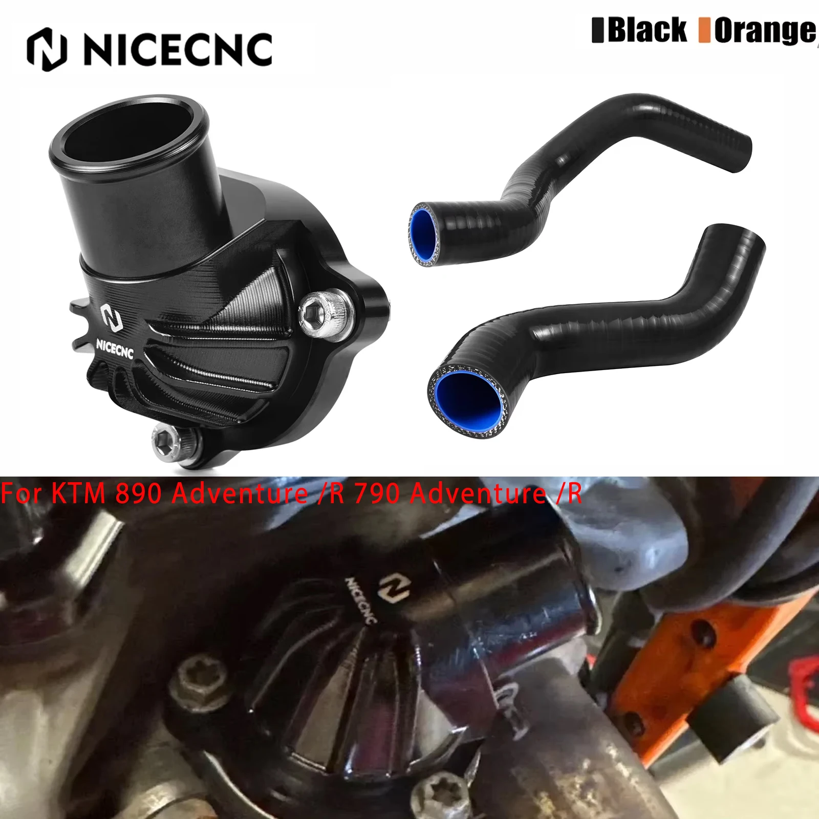 NICECNC For KTM 890 Adventure /R 790 Adventure/R Thermostat Housing Cover Radiator Hose Kit For Husqvarna Norden 901 /Expedition
NICECNC For KTM 890 Adventure /R 790 Adventure/R Thermostat Housing Cover Radiator Hose Kit For Husqvarna Norden 901 /Expedition