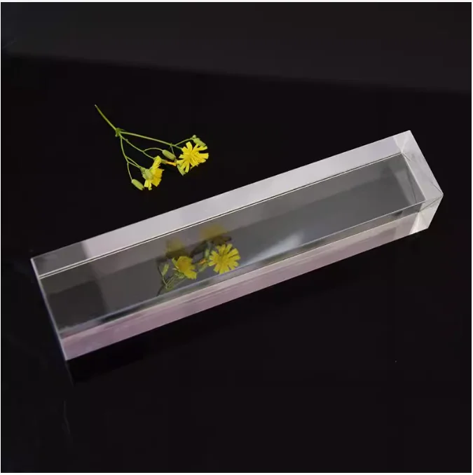 10*10*50Mm Total Reflection Glued Prism Rectangular Parallelepiped Image Measurement Prism K9 Glass Precision Instrument 
10*10*50Mm Total Reflection Glued Prism Rectangular Parallelepiped Image Measurement Prism K9 Glass Precision Instrument