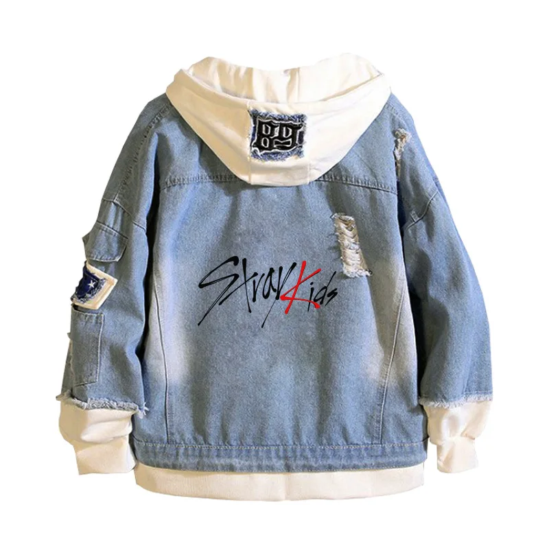 SKZoo Creative Cartoon Denim Jacket Spring Autumn Sweatshirts Kids Hooded Coats Fashion Adult Casual Streetwear Clothes
SKZoo Creative Cartoon Denim Jacket Spring Autumn Sweatshirts Kids Hooded Coats Fashion Adult Casual Streetwear Clothes