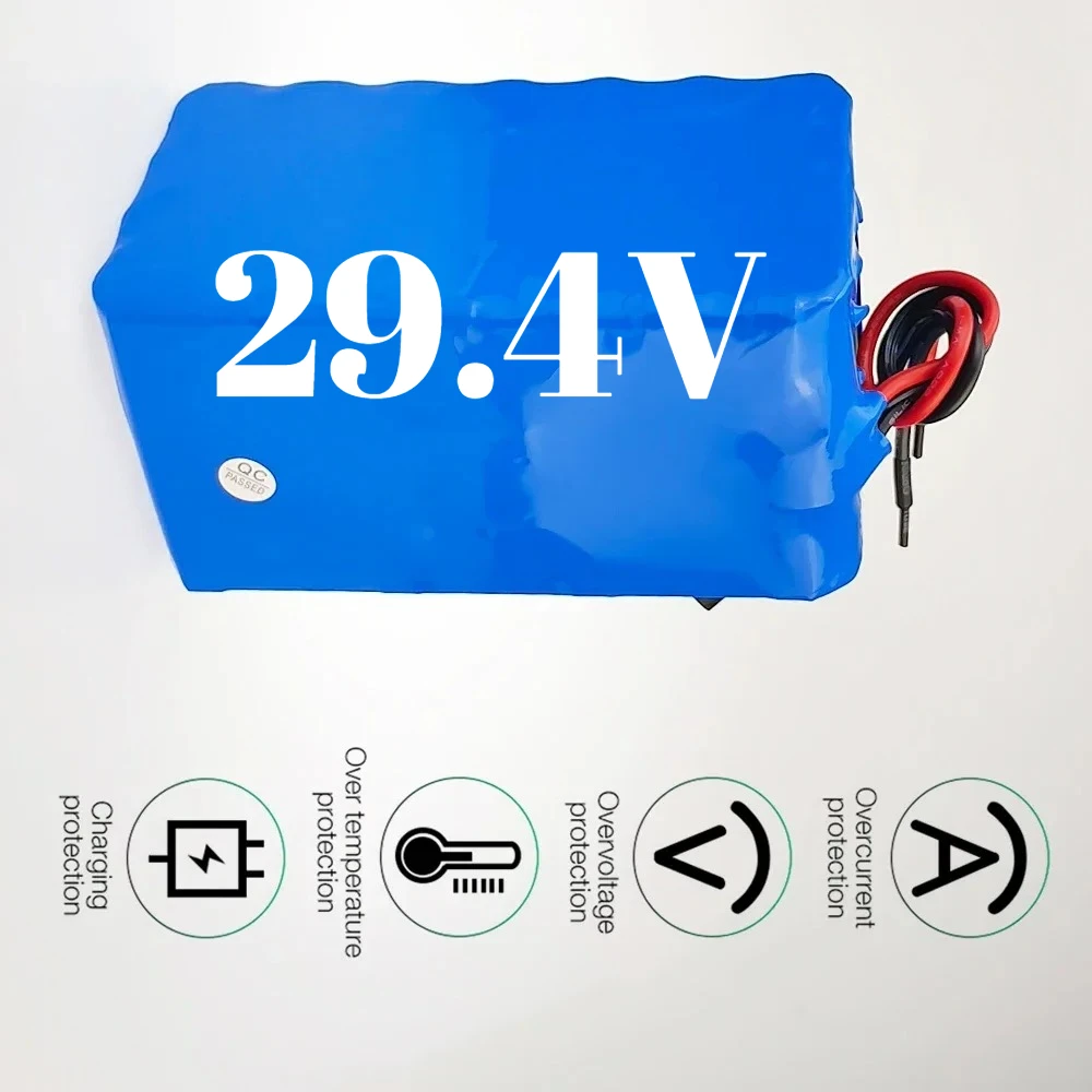 29.4v for lithium-ion battery built-in bms unicycle scooter wheelchair motor Replaceable plug 7s4p 24v 10.5Ah
29.4v for lithium-ion battery built-in bms unicycle scooter wheelchair motor Replaceable plug 7s4p 24v 10.5Ah