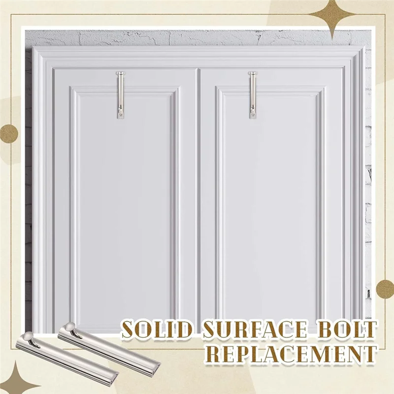 【Must-Haves】4Pack Security Slide Latch Door Lock Bolt For Flush Or Recessed Doors And Gates Silver
【Must-Haves】4Pack Security Slide Latch Door Lock Bolt For Flush Or Recessed Doors And Gates Silver