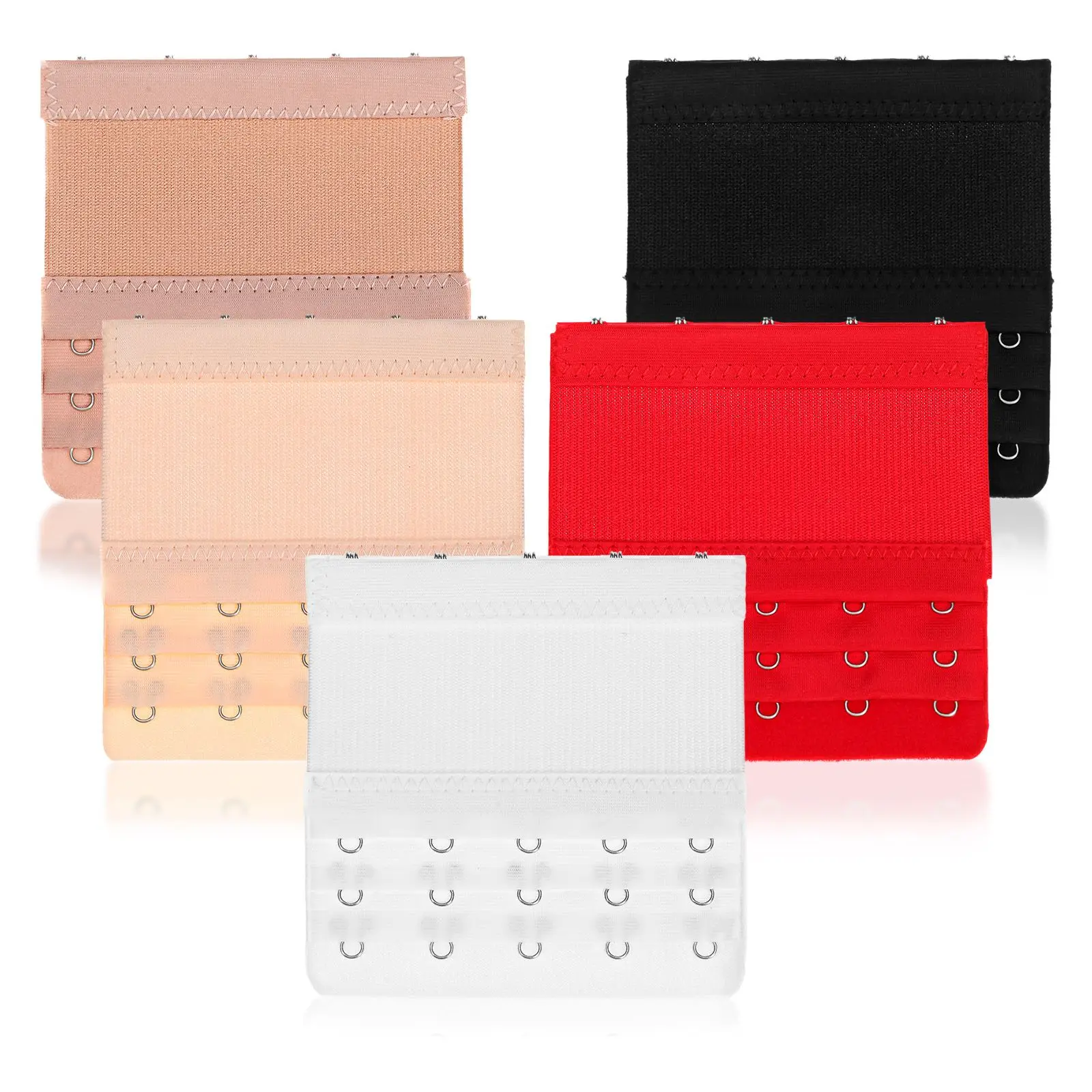 5Pcs BraExtendingHooks AdjustableBackExtensions ComfortableStretchy WomenUnderwearAccessories LingerieBuckles DurableSoft
5Pcs BraExtendingHooks AdjustableBackExtensions ComfortableStretchy WomenUnderwearAccessories LingerieBuckles DurableSoft