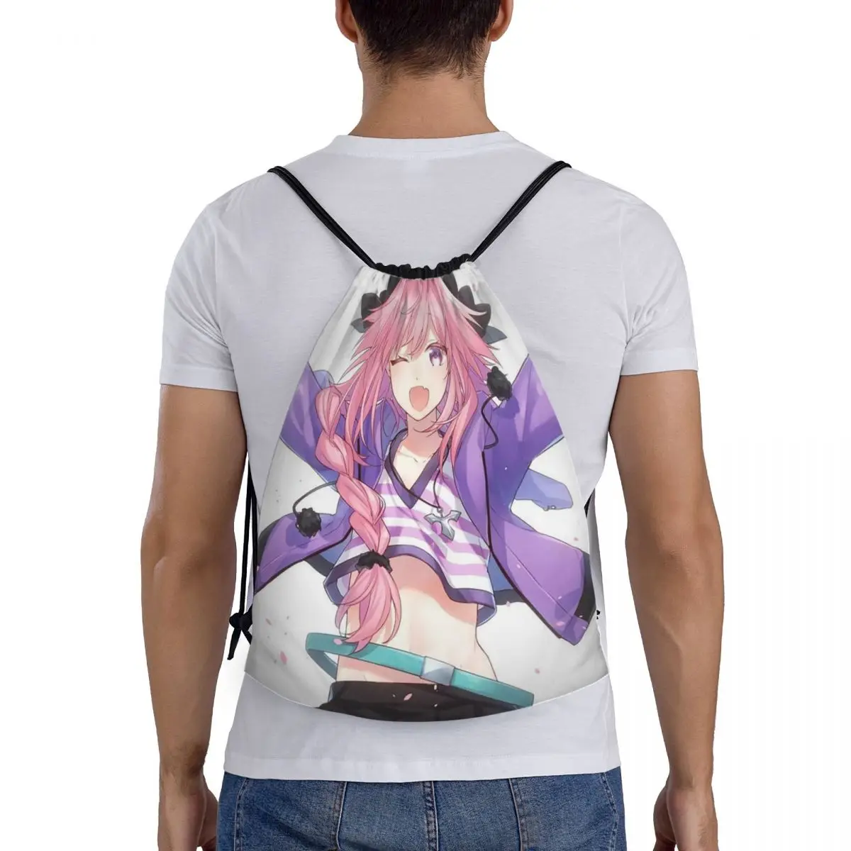 Fate Apocrypha Astolfo Anime Backpacks Portable Drawstring Bundle Pocket Sports Bag Book Bags for Travel School
Fate Apocrypha Astolfo Anime Backpacks Portable Drawstring Bundle Pocket Sports Bag Book Bags for Travel School