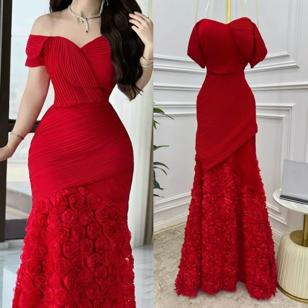 Customized Intricate Sexy Organza Ruched Applique Mermaid Off-the-shoulder Long Dresses Bespoke Occasion Dresses Sizes Available
Customized Intricate Sexy Organza Ruched Applique Mermaid Off-the-shoulder Long Dresses Bespoke Occasion Dresses Sizes Available