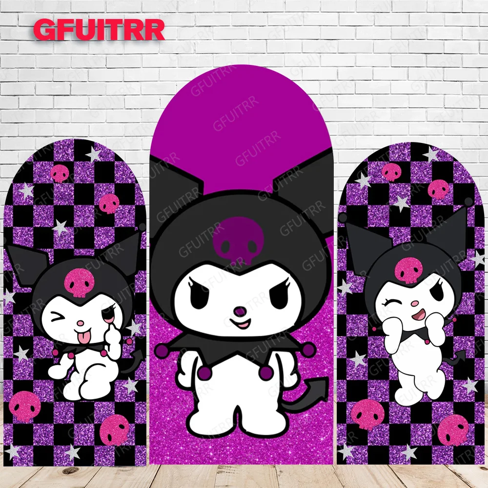 Фон Kuromi Sanrio с изображением арки для детской вечеринки на день рождения, милый мультяшный фон для фотосъемки, тканевый фон для фотографий с двойным изображением
Фон Kuromi Sanrio с изображением арки для детской вечеринки на день рождения, милый мультяшный фон для фотосъемки, тканевый фон для фотографий с двойным изображением