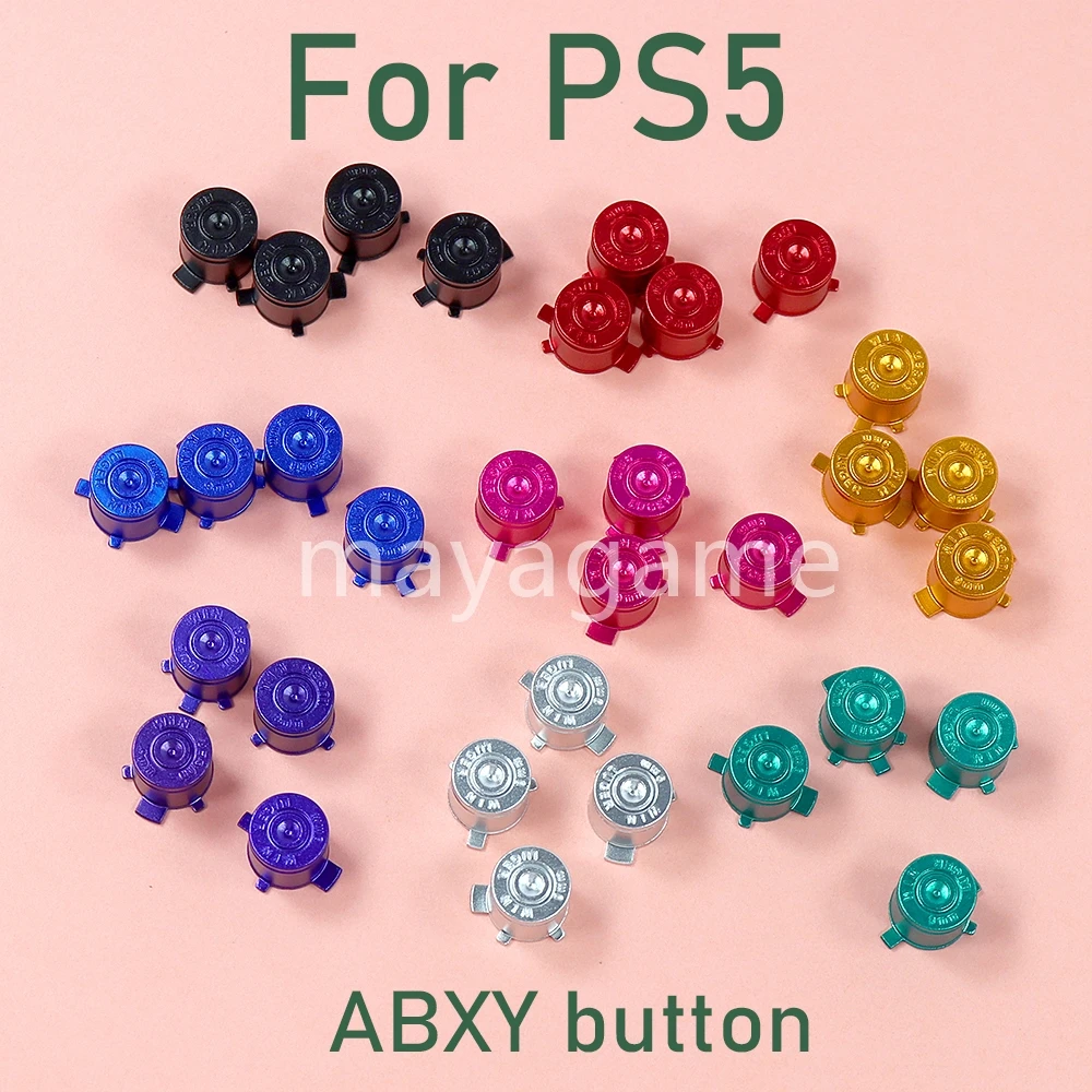 20sets Metal Thumbsticks Analogue Controller Bullet ABXY Buttons Chrome Aluminum for PS5 Controllers
20sets Metal Thumbsticks Analogue Controller Bullet ABXY Buttons Chrome Aluminum for PS5 Controllers
