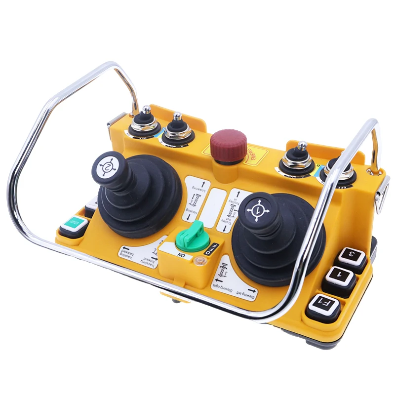 High Quality F24-60 Truck Crane Joystick 8 Directions 5 Speed Industrial Wireless Remote Control with 1-Year Warranty
High Quality F24-60 Truck Crane Joystick 8 Directions 5 Speed Industrial Wireless Remote Control with 1-Year Warranty