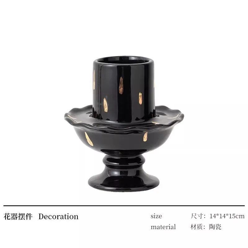 Atmospheric ceramic vase flower arrangement device
Atmospheric ceramic vase flower arrangement device