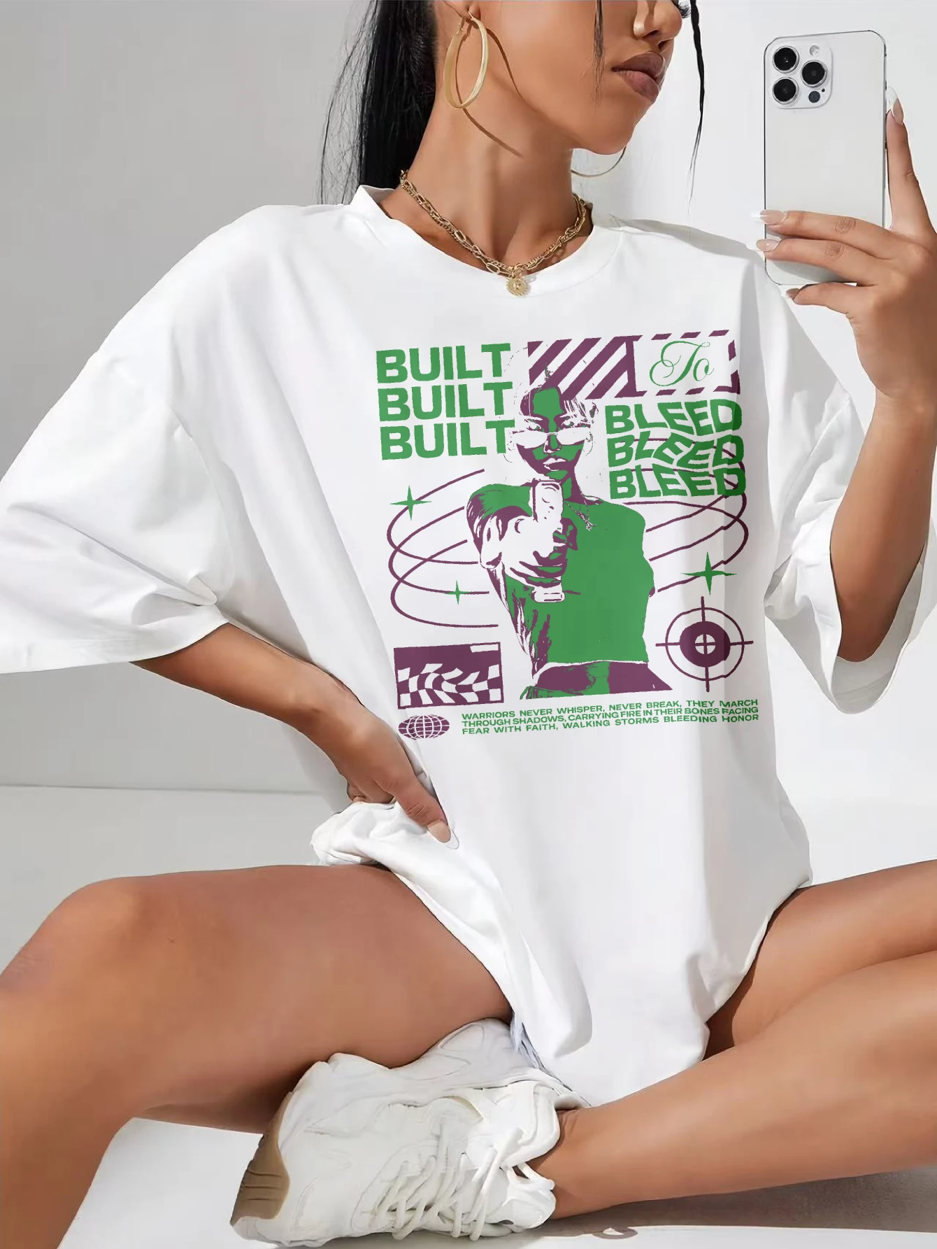 halloween skeletons Women's White Plus Size Crew Neck Tee Cotton Soft Loose Comfy Fit Top with Trendy Halloween Print Stylish
halloween skeletons Women's White Plus Size Crew Neck Tee Cotton Soft Loose Comfy Fit Top with Trendy Halloween Print Stylish