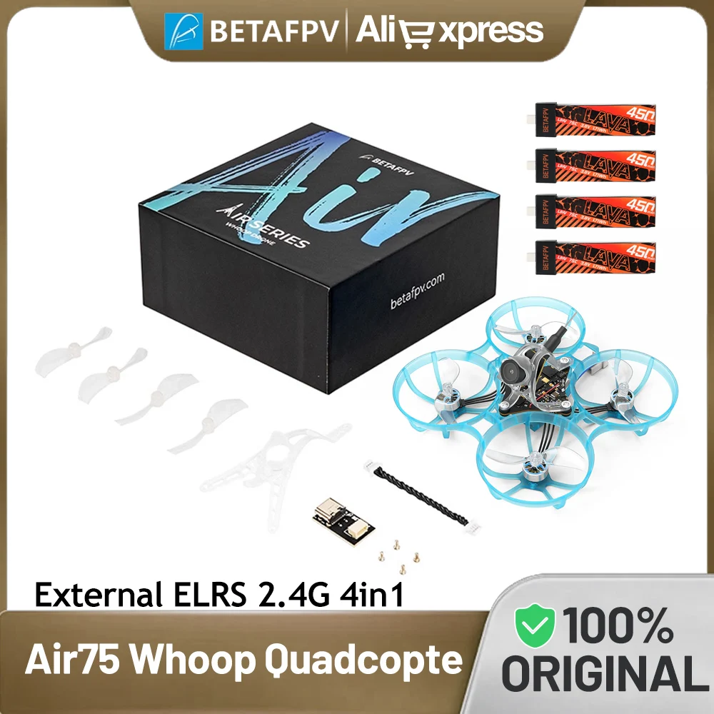 Бесщеточный квадрокоптер BETAFPV Air75 Whoop 5,8G 25 МВт ~ 400 МВт VTX 0802SE | 23000КВ Двигатель ELRS 2.4G Lite RC Гоночные дроны
Бесщеточный квадрокоптер BETAFPV Air75 Whoop 5,8G 25 МВт ~ 400 МВт VTX 0802SE | 23000КВ Двигатель ELRS 2.4G Lite RC Гоночные дроны