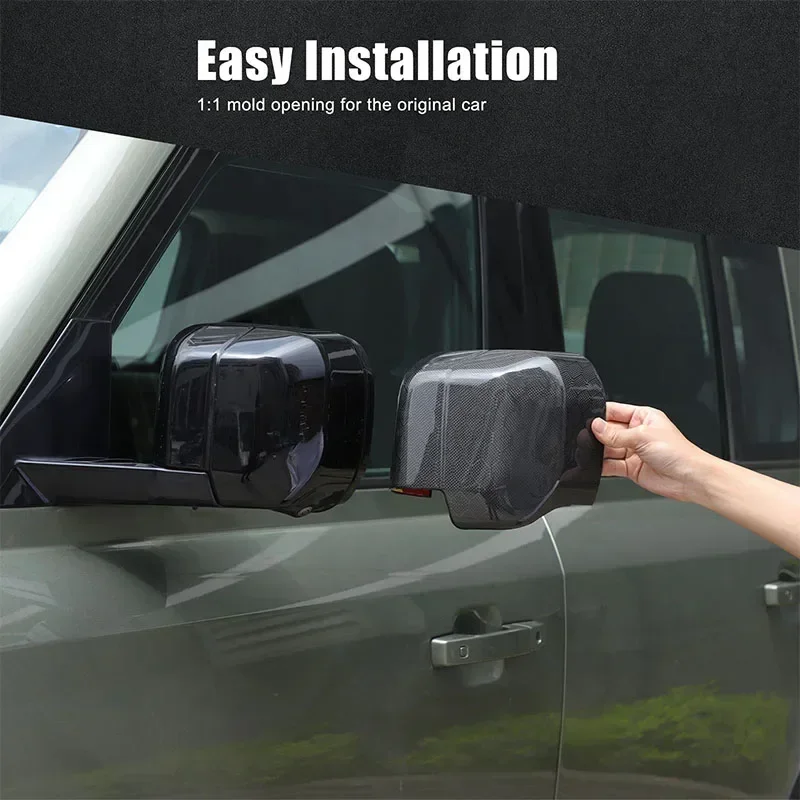 For Land Rover Defender 90 110 130 2020+ Real Carbon Fiber Car Rearview Mirror Cover Trim Sticker Car Protection Accessories
For Land Rover Defender 90 110 130 2020+ Real Carbon Fiber Car Rearview Mirror Cover Trim Sticker Car Protection Accessories
