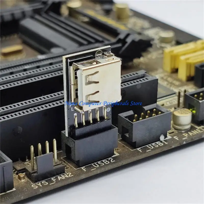 F68C USB 9 Pin to USB 2.0 A Female Motherboard Adapter Easy USB Devices Connection
F68C USB 9 Pin to USB 2.0 A Female Motherboard Adapter Easy USB Devices Connection